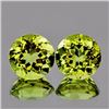 Image 1 : Natural Green Gold Lemon Quartz Pair 8.00 MM - VVS