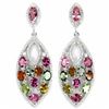 Image 1 : NATURAL MULTI COLOR TOURMALINE Earrings