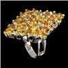 Image 1 : Natural Yellow Citrine Ring