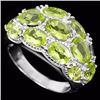 Image 1 : Natural Peridot Gemstone Ring