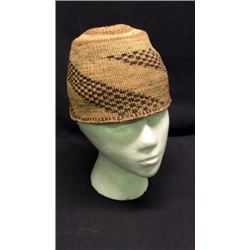 Yakima Woven Corn Husk Basket Hat 1900's