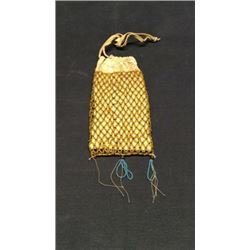 Apache Beaded Bag Translucent Greasy Yellows