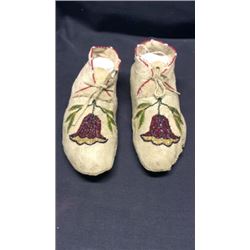 Flathead Beaded Moccasins 1900's