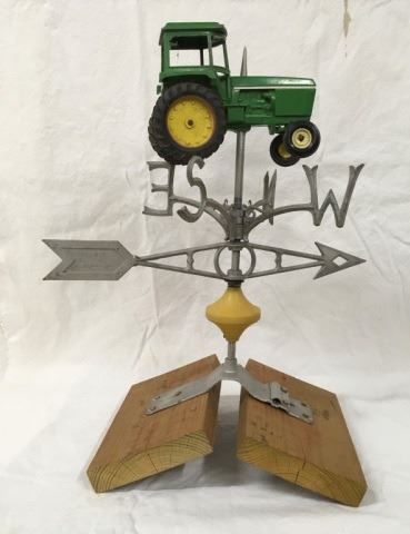 Robbins Weather Vane With John Deere Tractor