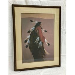 Framed Print Of Indian Dancing