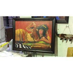 Original Bar Back Painting By John Garre