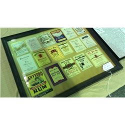Collection Of Pre 1950s Whiskey Labels