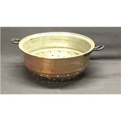 Large Copper Colander