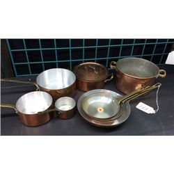 8pc Copper Cookware