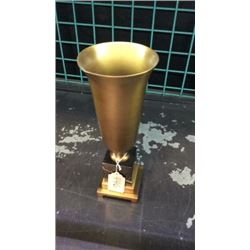 Brass On Marble Vase