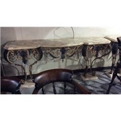 Maitland Smith Bronze and Cast Iron Wall Console