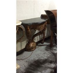 Maitland Smith Hand Carved Wood and Stone Wall