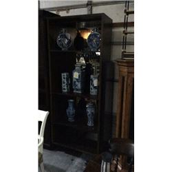 Century Mirror Back Book Case