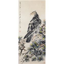 Tang Yun 1910-1993 Chinese Watercolour Scroll