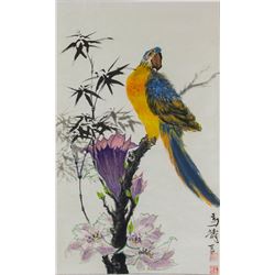 Wang Xuetao 1903-1982 Chinese Watercolour Scroll