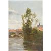 Image 1 : Hippolyte Petitjean 1854-1929 France Oil Landscape