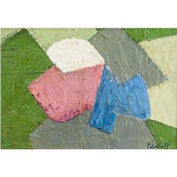 Serge Poliakoff 1906-1969 Russian French Oil Moder