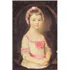 Image 1 : Decorative Print of Girl Portrait with Frame