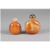 Image 2 : Pair of Agate Snuff Bottles