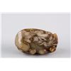 Image 8 : Chinese Green and Brown Jade Carved Dragon Toggle