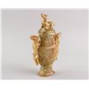 Image 2 : Chinese Archaistic Yellow Jade Carved Dragon Vase