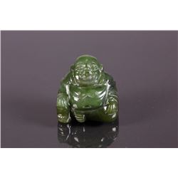 100% Natural Green Jade Hand Carving Buddha