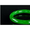 Image 2 : Burma Green Jadeite Carved Bangle