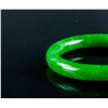 Image 2 : Burma Green Jadeite Carved Bangle