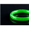 Image 2 : Burma Green Jadeite Carved Bangle