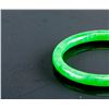 Image 7 : 3 PC Assorted Burma Green Jadeite Carved Bangle