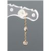 Image 3 : 14k Yellow Gold Diamond Earrings RV$400