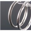 Image 3 : Set of Hoop Earrings & Ruby Horseshoe Jewelry Set