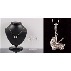 Set of Pendant & Necklace and Earring