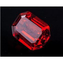 Emerald Cut 25.795 ct Ruby 18.14 mm x 12.93 mm