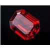 Image 1 : Emerald Cut 25.795 ct Ruby 18.14 mm x 12.93 mm