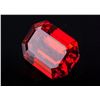 Image 2 : Emerald Cut 25.795 ct Ruby 18.14 mm x 12.93 mm