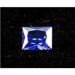 Princess Cut 7.535 ct Blue Sapphire 11.01 x 9.04mm