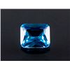Image 1 : SEA BLUE SAPPHIRE 7.71CT Emerald Cut 10X12mm