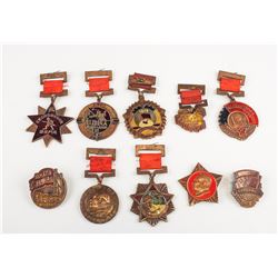 10 PC Assorted Chinese Medal