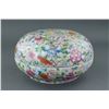 Image 1 : Famille Rose Porcelain Box w/ Cover Qianlong Mark
