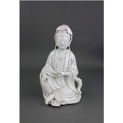 Chinese Dehua Porcelain Guanyin Figure Xu Yulin Mk