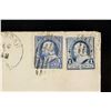 Image 2 : 2 PC 1890-1895 US Franklin 1 Cent Stamp w Envelope