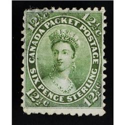 1859 Canada Queen Victoria 12.5 Cent Stamp Scott18