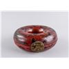 Image 1 : Chinese Red Lacquer Wood Round Tube Box