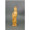 Image 2 : Chinese Wood Caved Guanyin and Bodhidharma