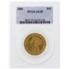 Image 1 : 1881 $10 Liberty Head Eagle Gold Coin PCGS AU55
