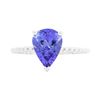 Image 1 : 14KT White Gold 2.40ct Tanzanite Ring