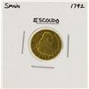 1792 Charles IV Spanish Escudo Gold Coin