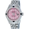 Rolex Stainless Steel 0.70ctw Sapphire and Diamond Datejust Ladies Wristwatch