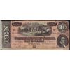 Image 1 : 1864 $10 Confederate States of America Note